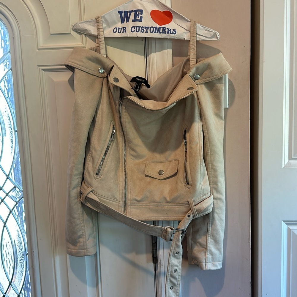 Off the shoulder coat